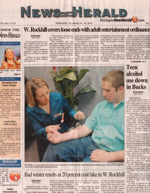 Chiropractor Chalfont PA Leah Garlan In the News